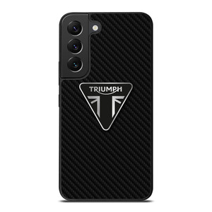 TRIUMPH MOTORCYCLES CARBON FIBER Samsung Galaxy S22 Plus Case Cover TRIUMPH MOTORCYCLES CARBON FIBER Samsung Galaxy S22 Plus Case Cover