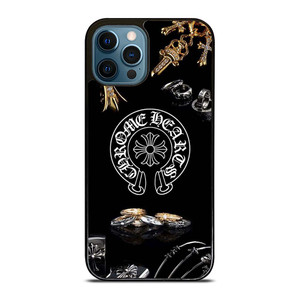 CHROME HEARTS METAL LOGO iPhone 12 Pro Max Case Cover