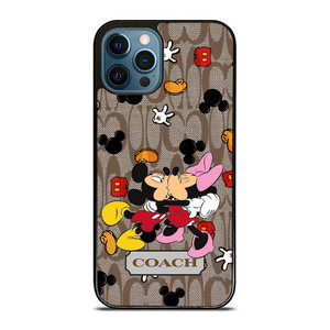 COACH MICKEY MINNIE MOUSE KISS iPhone 12 Pro Max Case Cover