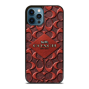 COACH NEW YORK BROWN 2 iPhone 12 Pro Max Case Cover