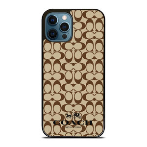 COACH NEW YORK BROWN iPhone 12 Pro Max Case Cover