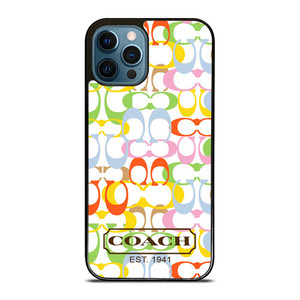 COACH NEW YORK COLORFUL iPhone 12 Pro Max Case Cover