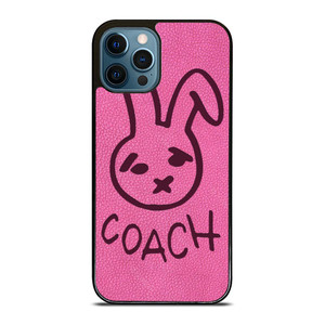 COACH NEW YORK RABBIT LEATHER PINK iPhone 12 Pro Max Case Cover COACH NEW YORK RABBIT LEATHER PINK iPhone 12 Pro Max Case Cover