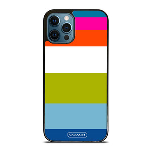 COACH NEW YORK STRIPE 2 iPhone 12 Pro Max Case Cover