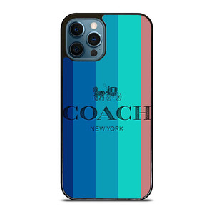 COACH NEW YORK STRIPES iPhone 12 Pro Max Case Cover
