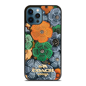 COACH NEW YORK TEA ROSE iPhone 12 Pro Max Case Cover COACH NEW YORK TEA ROSE iPhone 12 Pro Max Case Cover