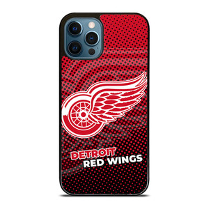 DETROIT RED WINGS HALFTONE EFFECT iPhone 12 Pro Max Case Cover