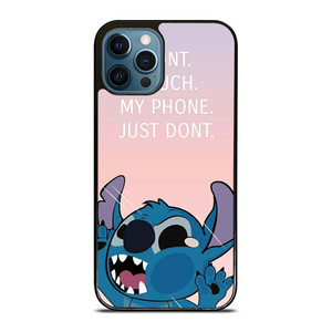DISNEY STITCH DONT TOUCH MY PHONE  iPhone 12 Pro Max Case Cover
