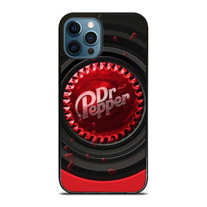 DR PEPPER SODA RED BLACK iPhone 12 Pro Max Case Cover