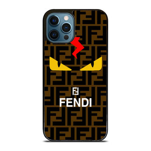 FENDI ROMA EYES LOGO 2 iPhone 12 Pro Max Case Cover