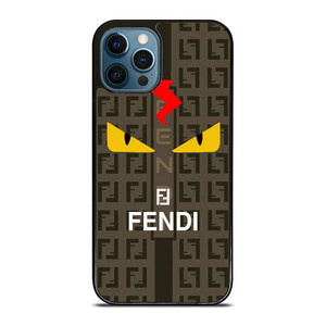 FENDI ROMA EYES LOGO iPhone 12 Pro Max Case Cover