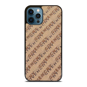 GIVENCHY PARIS LOGO PATTERN 2 iPhone 12 Pro Max Case Cover