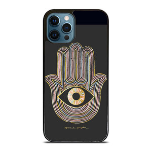 HAMSA EVIL EYE HAND OF FATIMA LOGO iPhone 12 Pro Max Case Cover