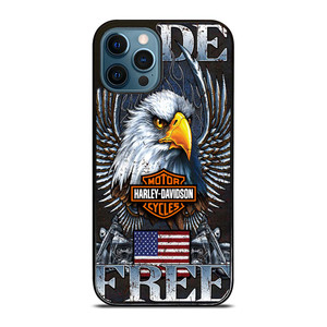 HARLEY DAVIDSON FREE RIDE EAGLE iPhone 12 Pro Max Case Cover