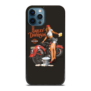 HARLEY DAVIDSON SEXY GIRL iPhone 12 Pro Max Case Cover
