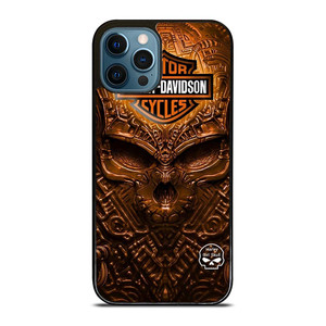 HARLEY DAVIDSON SKULL METAL MOTOR iPhone 12 Pro Max Case Cover