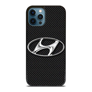 HYUNDAI MOTORS CARBON LOGO iPhone 12 Pro Max Case Cover
