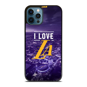 I LOVE LA LAKERS NBA LOGO iPhone 12 Pro Max Case Cover