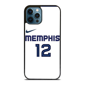 JA MORANT MEMPHIS GRIZZLIES WHITE iPhone 12 Pro Max Case Cover