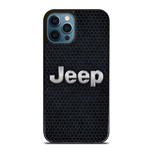 JEEP BLACK METAL LOGO iPhone 12 Pro Max Case Cover
