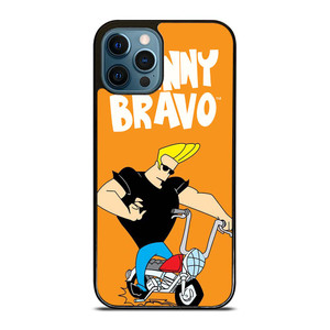 JOHNNY BRAVO CARTOON RIDING BIKE iPhone 12 Pro Max Case Cover