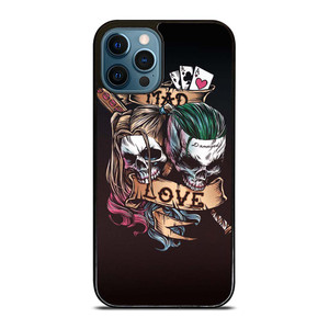 JOKER AND HARLEY QUINN SKULL iPhone 12 Pro Max Case Cover