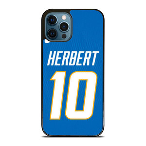 JUSTIN HERBERT LOS ANGELES CHARGERS NFL iPhone 12 Pro Max Case Cover