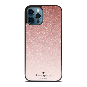 KATE SPADE NEW YORK ROSE WHITE GLITTER iPhone 12 Pro Max Case Cover