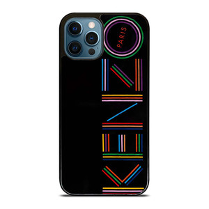 KENZO PARIS COLORFUL LOGO iPhone 12 Pro Max Case Cover