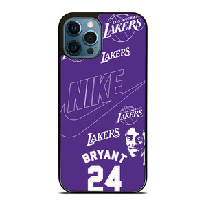 KOBER BRYANT LAKERS NIKE PURPLE iPhone 12 Pro Max Case Cover
