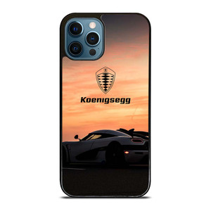 KOENIGSEGG CAR SUNSET LOGO iPhone 12 Pro Max Case Cover