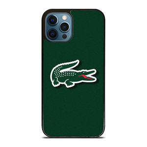 LACOSTE CROCODILE GREEN iPhone 12 Pro Max Case Cover LACOSTE CROCODILE GREEN iPhone 12 Pro Max Case Cover