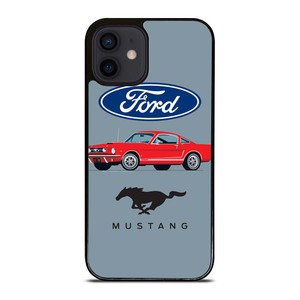 1965 FORD MUSTANG ILLUSTRATION iPhone 12 Mini Case Cover