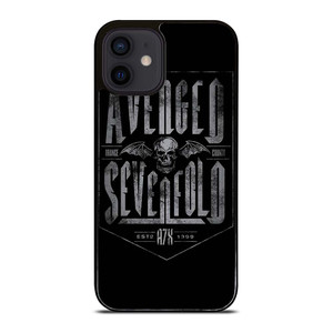 A7X AVENGED SEVENFOLD LOGO iPhone 12 Mini Case Cover A7X AVENGED SEVENFOLD LOGO iPhone 12 Mini Case Cover