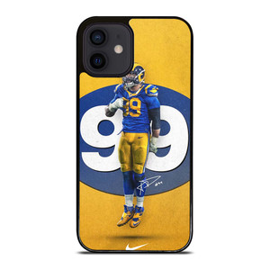 AARON DONALD 99 LOS ANGELES RAMS iPhone 12 Mini Case Cover AARON DONALD 99 LOS ANGELES RAMS iPhone 12 Mini Case Cover