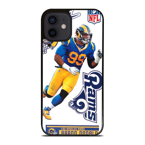 AARON DONALD LOS ANGELES RAMS NFL iPhone 12 Mini Case Cover