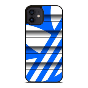 ADIDAS SLICED LOGO BLUE iPhone 12 Mini Case Cover ADIDAS SLICED LOGO BLUE iPhone 12 Mini Case Cover