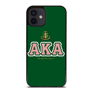 AKA PINK AND GREEN SIMPLE LOGO iPhone 12 Mini Case Cover AKA PINK AND GREEN SIMPLE LOGO iPhone 12 Mini Case Cover