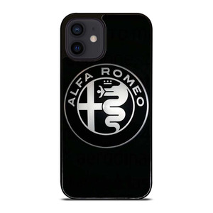 ALFA ROMEO METAL BLACK iPhone 12 Mini Case Cover