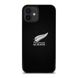 ALL BLACKS NEW ZEALAND LEATHER iPhone 12 Mini Case Cover ALL BLACKS NEW ZEALAND LEATHER iPhone 12 Mini Case Cover