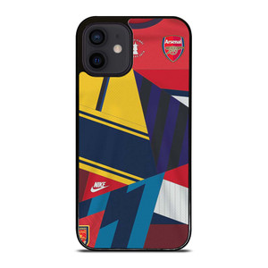ARSENAL FC RETRO JERSEY COLLAGE iPhone 12 Mini Case Cover ARSENAL FC RETRO JERSEY COLLAGE iPhone 12 Mini Case Cover