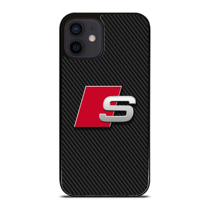AUDI S CARBON LOGO iPhone 12 Mini Case Cover