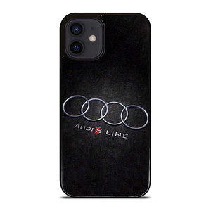 AUDI S LINE CAR EMBLEM iPhone 12 Mini Case Cover AUDI S LINE CAR EMBLEM iPhone 12 Mini Case Cover