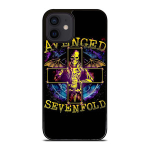 AVENGED SEVENFOLD A7X BAND LOGO iPhone 12 Mini Case Cover AVENGED SEVENFOLD A7X BAND LOGO iPhone 12 Mini Case Cover