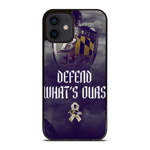 BALTIMORE RAVENS DEFEND WHATS OURS iPhone 12 Mini Case Cover BALTIMORE RAVENS DEFEND WHATS OURS iPhone 12 Mini Case Cover
