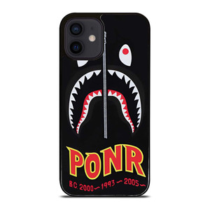 BAPE BATHING APE X PONR iPhone 12 Mini Case Cover