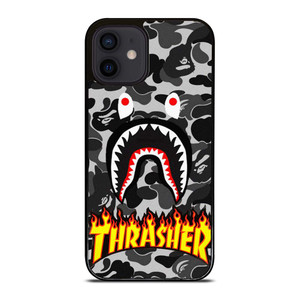 BAPE SHARK THRASHER iPhone 12 Mini Case Cover BAPE SHARK THRASHER iPhone 12 Mini Case Cover
