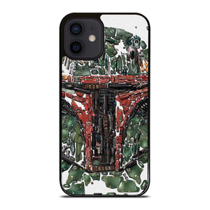 BOBA FETT STAR WARS MOZAIC iPhone 12 Mini Case Cover BOBA FETT STAR WARS MOZAIC iPhone 12 Mini Case Cover