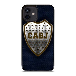 BOCA JUNIORS FC METAL LOGO iPhone 12 Mini Case Cover