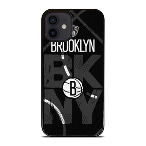 BROOKLYN NETS BASEBALL LOGO NBA iPhone 12 Mini Case Cover BROOKLYN NETS BASEBALL LOGO NBA iPhone 12 Mini Case Cover